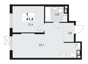 планировка, фото №1