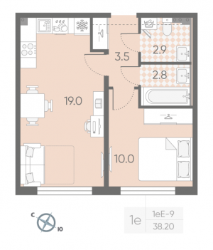 планировка, фото №1