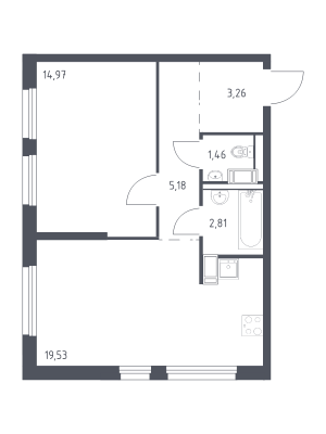 планировка, фото №1