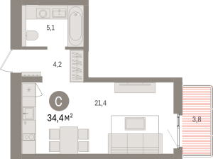 планировка, фото №1