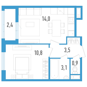 планировка, фото №1