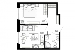 планировка, фото №1