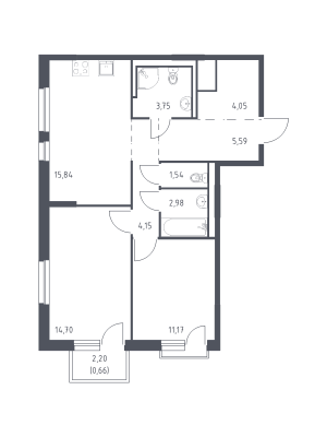 планировка, фото №1