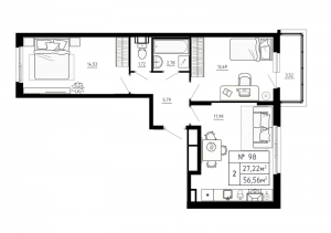 планировка, фото №1