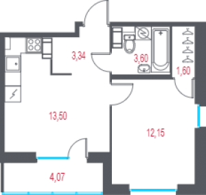 планировка, фото №1