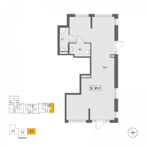 планировка, фото №1