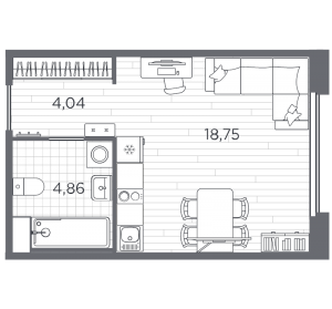 планировка, фото №1