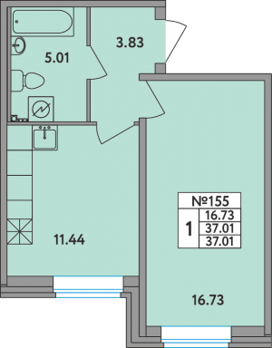 планировка, фото №1