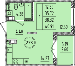 планировка, фото №1