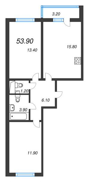 планировка, фото №1