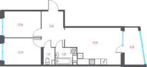 планировка, фото №1