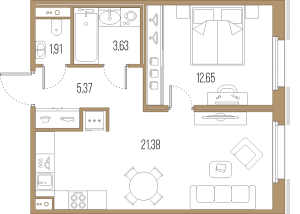 планировка, фото №1