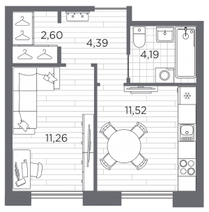планировка, фото №1