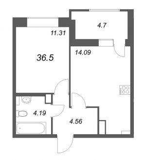 планировка, фото №1