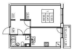 планировка, фото №1