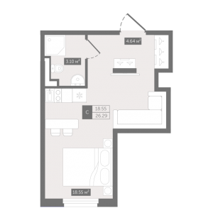 планировка, фото №1