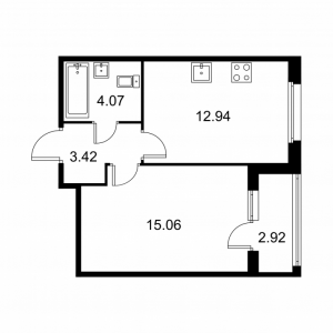 планировка, фото №1