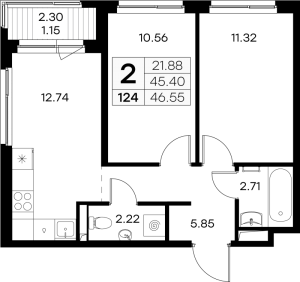 планировка, фото №1