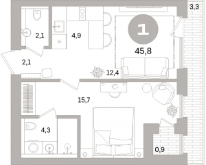 планировка, фото №1