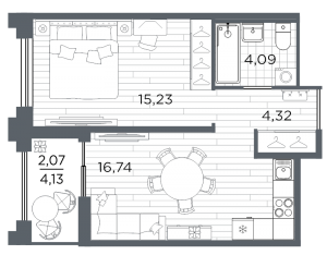 планировка, фото №1