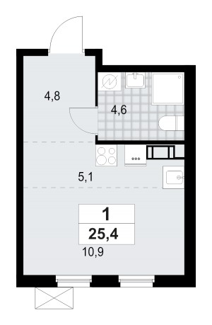 планировка, фото №1