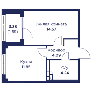 планировка, фото №1