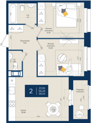 планировка, фото №1