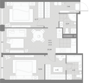 планировка, фото №1