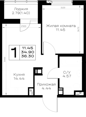 планировка, фото №1