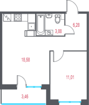 планировка, фото №1