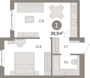 планировка, фото №1