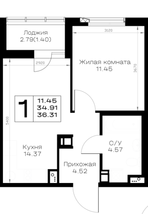 планировка, фото №1