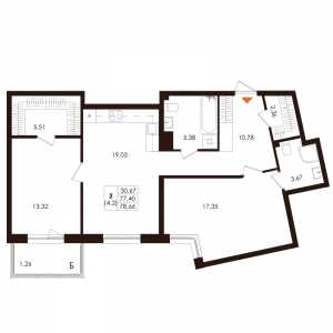 планировка, фото №1