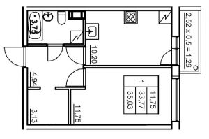 планировка, фото №1