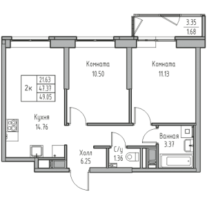 планировка, фото №1