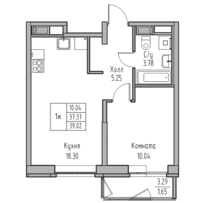 планировка, фото №1