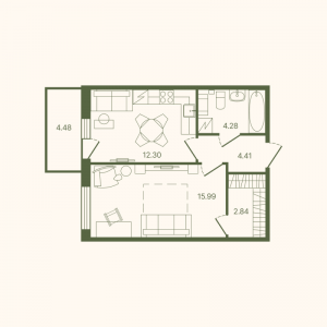 планировка, фото №1