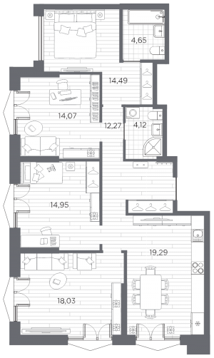 планировка, фото №1