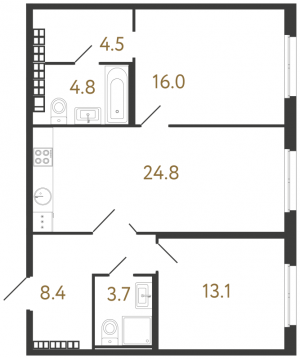планировка, фото №1