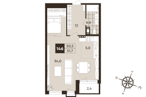 планировка, фото №1