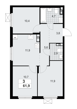 планировка, фото №1