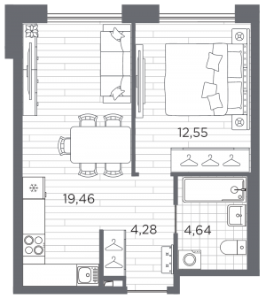 планировка, фото №1