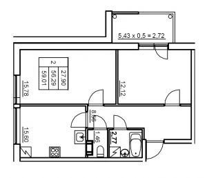 планировка, фото №1