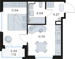 планировка, фото №1