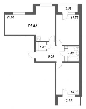 планировка, фото №1