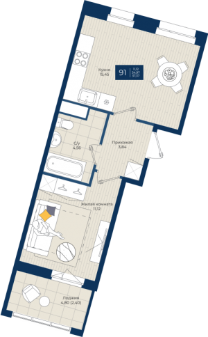 планировка, фото №1