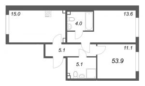 планировка, фото №1