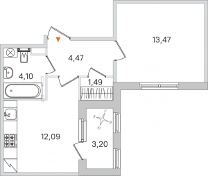 планировка, фото №1