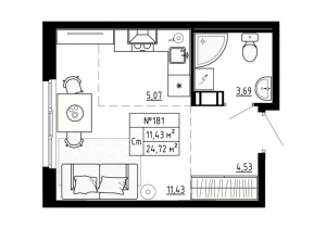 планировка, фото №1