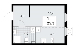 планировка, фото №1